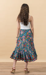 Macarena Skirt, Short, Zara Turquoise