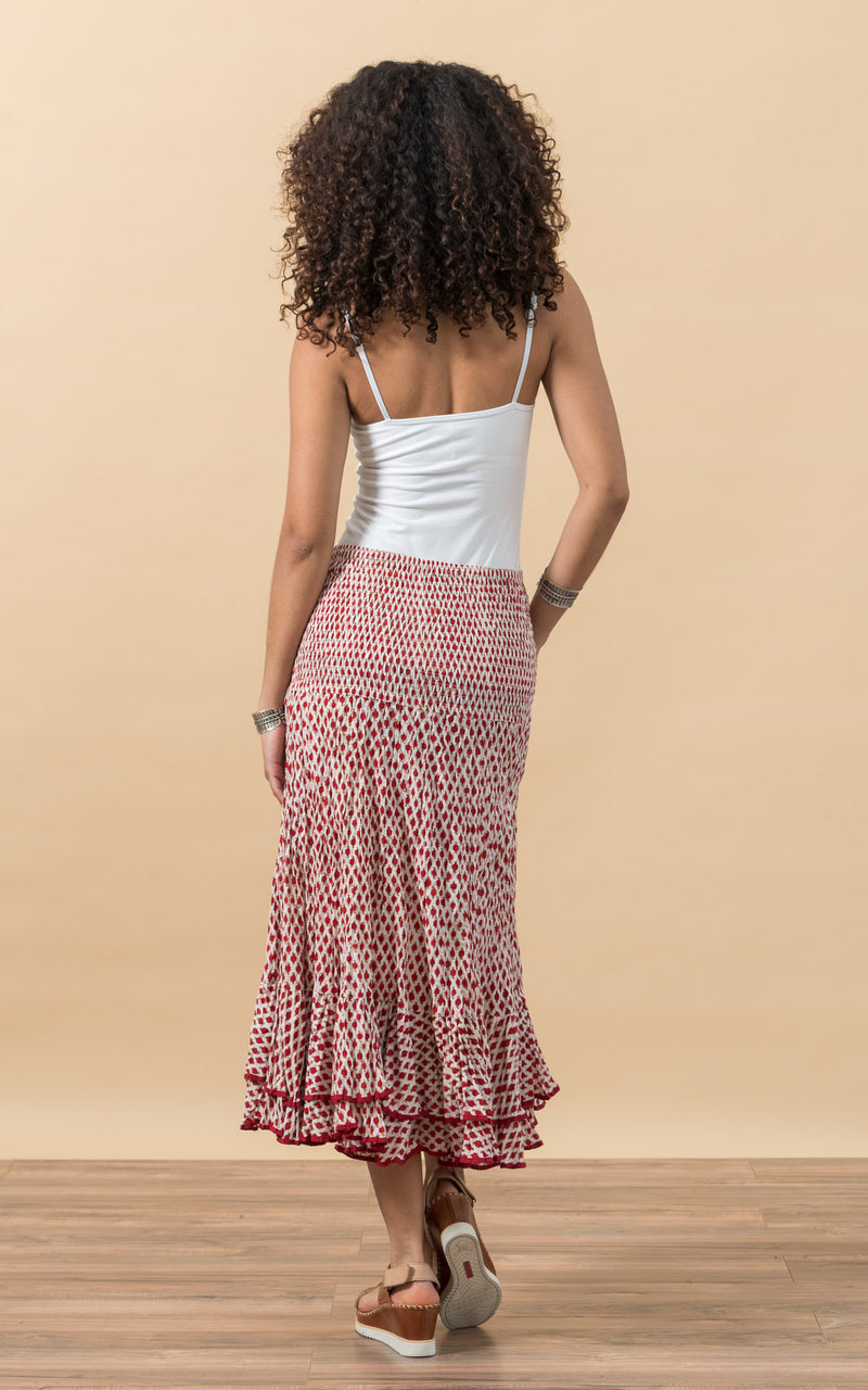 Macarena Skirt, Short, Rossa Calico