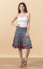 Macarena Skirt, Mini, Fiesta Turquoise