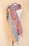 Boiled Wool Shawl, Embroidery, Gracelyn