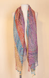 Boiled Wool Shawl, Embroidery, Felicity