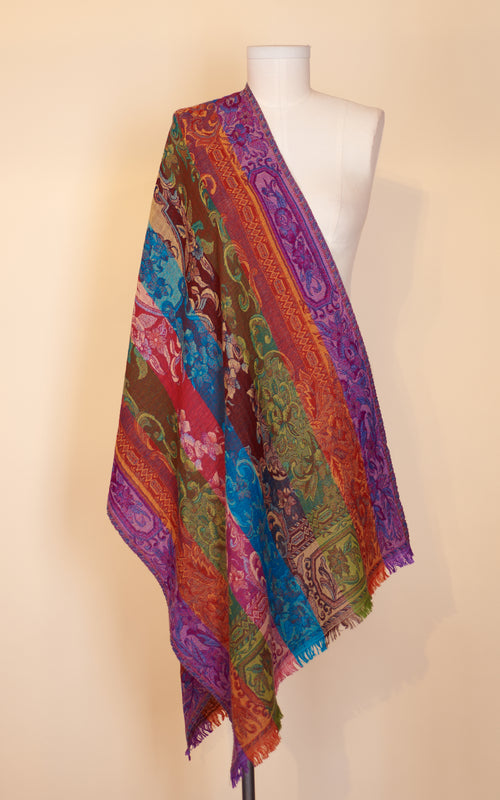 Boiled Wool Shawl, Prism