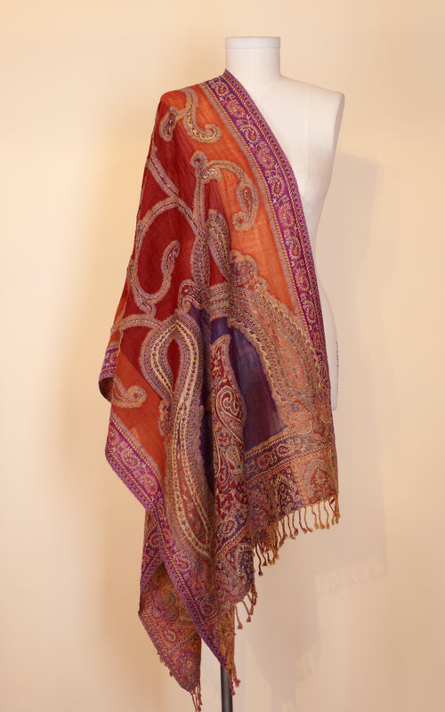 Boiled Wool Shawl, Harmony