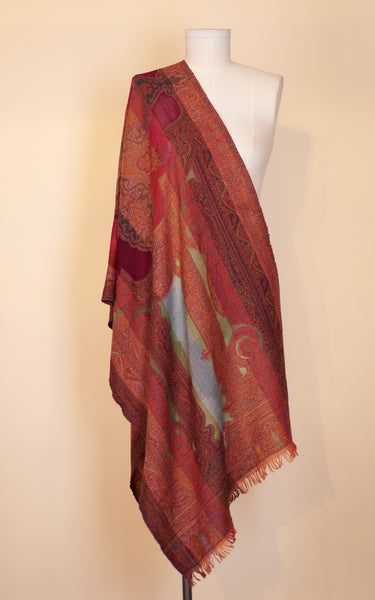 Boiled Wool Shawl, Athena – Passementrie