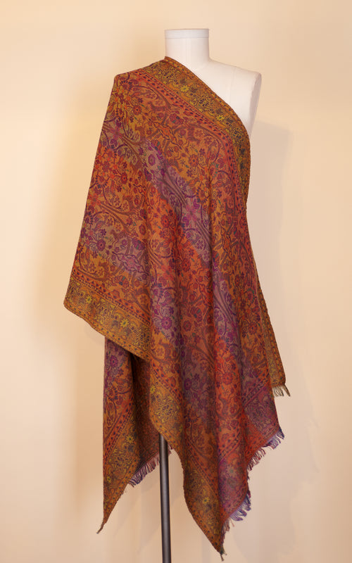 Boiled Wool Shawl, Baroque