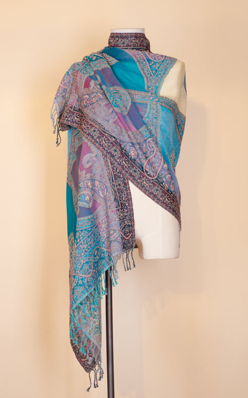 Boiled Wool Shawl, Amara