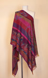 Boiled Wool Shawl, Tapestry