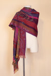 Boiled Wool Shawl, Tapestry