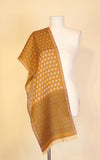 Boiled Wool Scarf, Gold Dot Multi