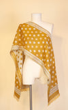 Boiled Wool Scarf, Big Dot Gold & Cream