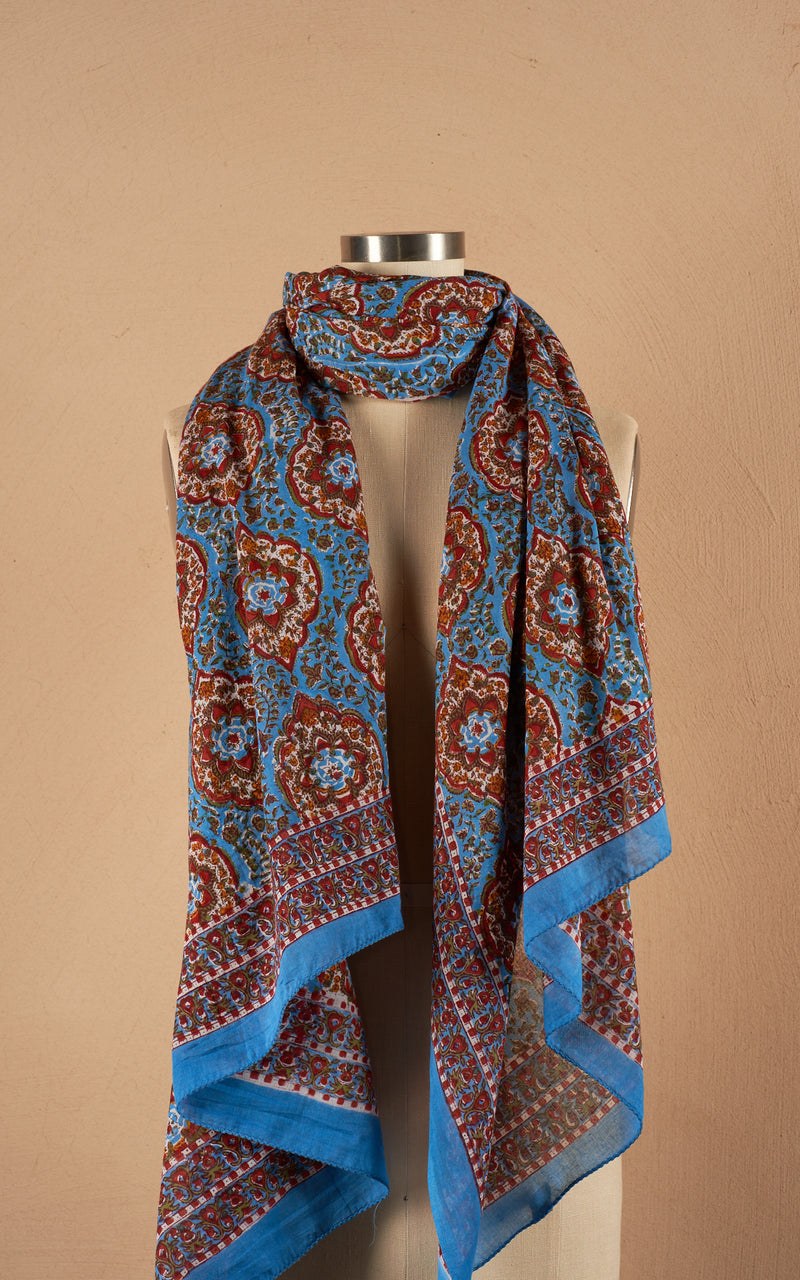 Sarong/Shawl, Moroccan Blue