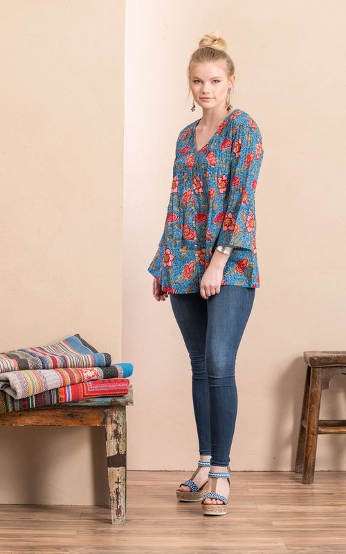 Camila Blouse, Siona Floral