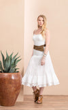Macarena Skirt, Short, Solid White