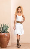 Macarena Skirt, Mini, Solid White