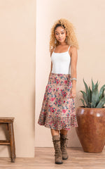 Victorian Skirt, Short, Desert Bloom