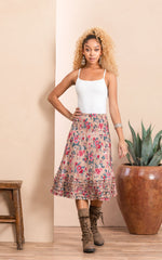 Victorian Skirt, Short, Desert Bloom