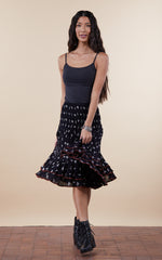 Macarena Skirt, Mini, Black Diamond