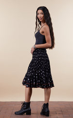 Macarena Skirt, Mini, Black Diamond