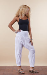 Relax Pant, Solid White