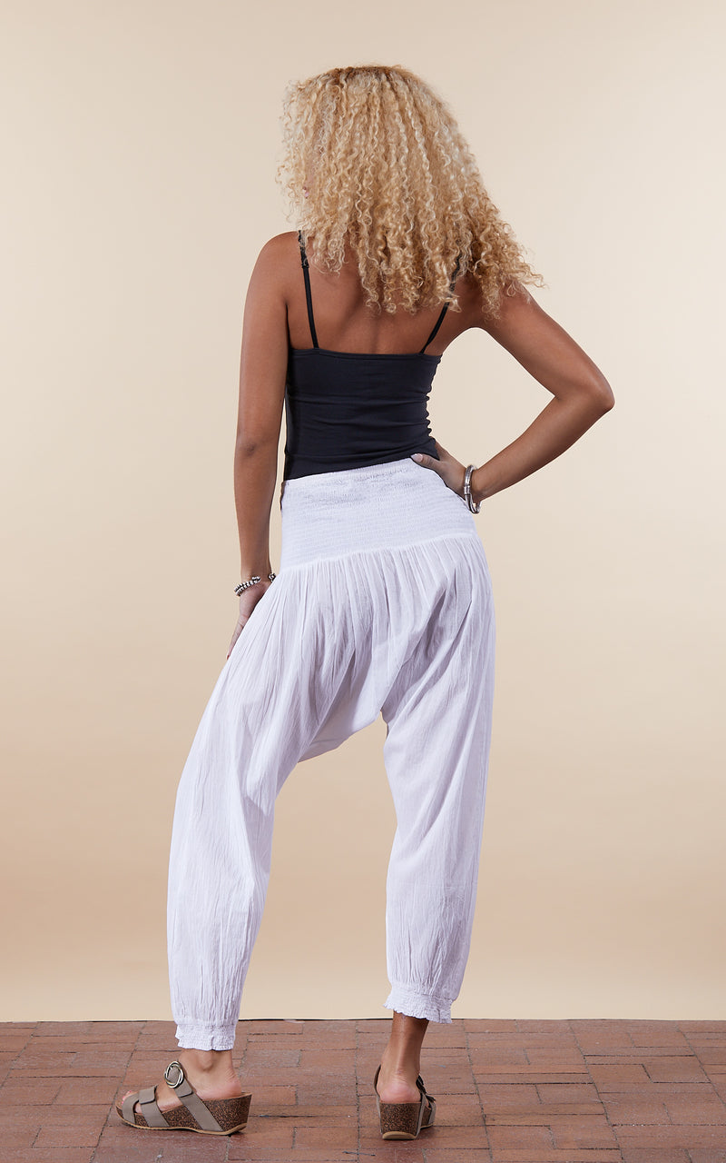 Relax Pant, Solid White