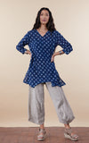 Mieko Tunic, Shadow Dot Indigo