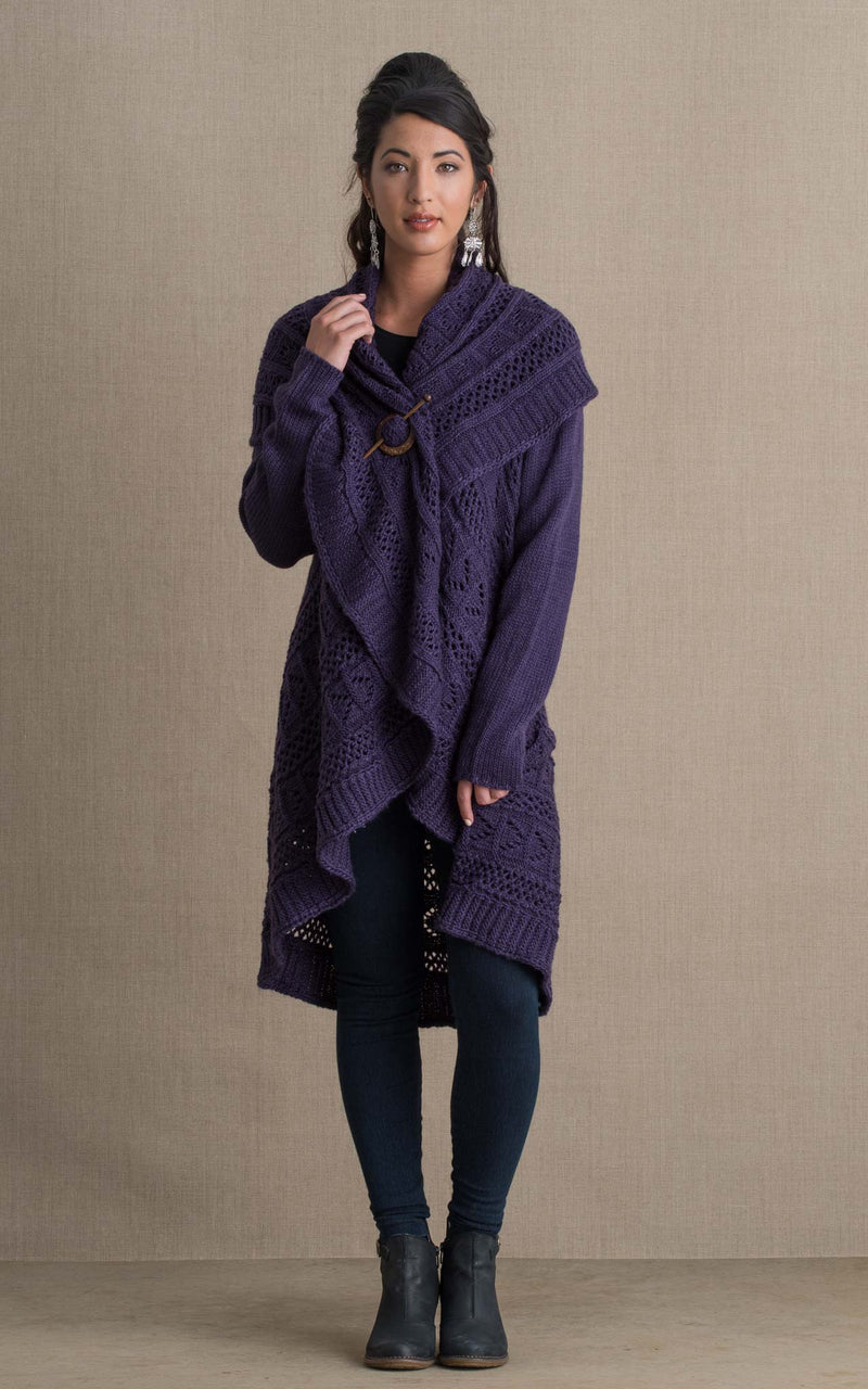 Pueblo Sweater, Purple