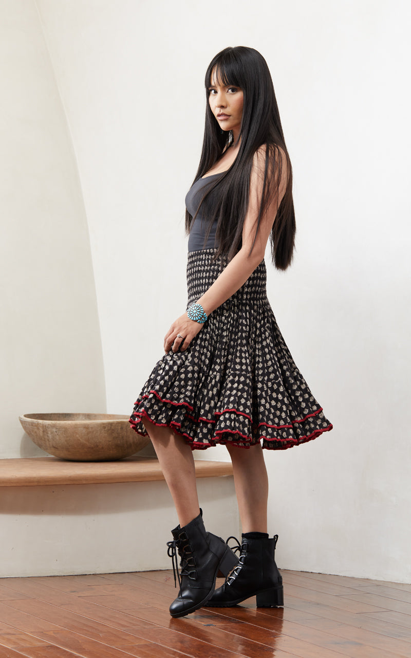 Macarena Skirt, Mini, Palmette