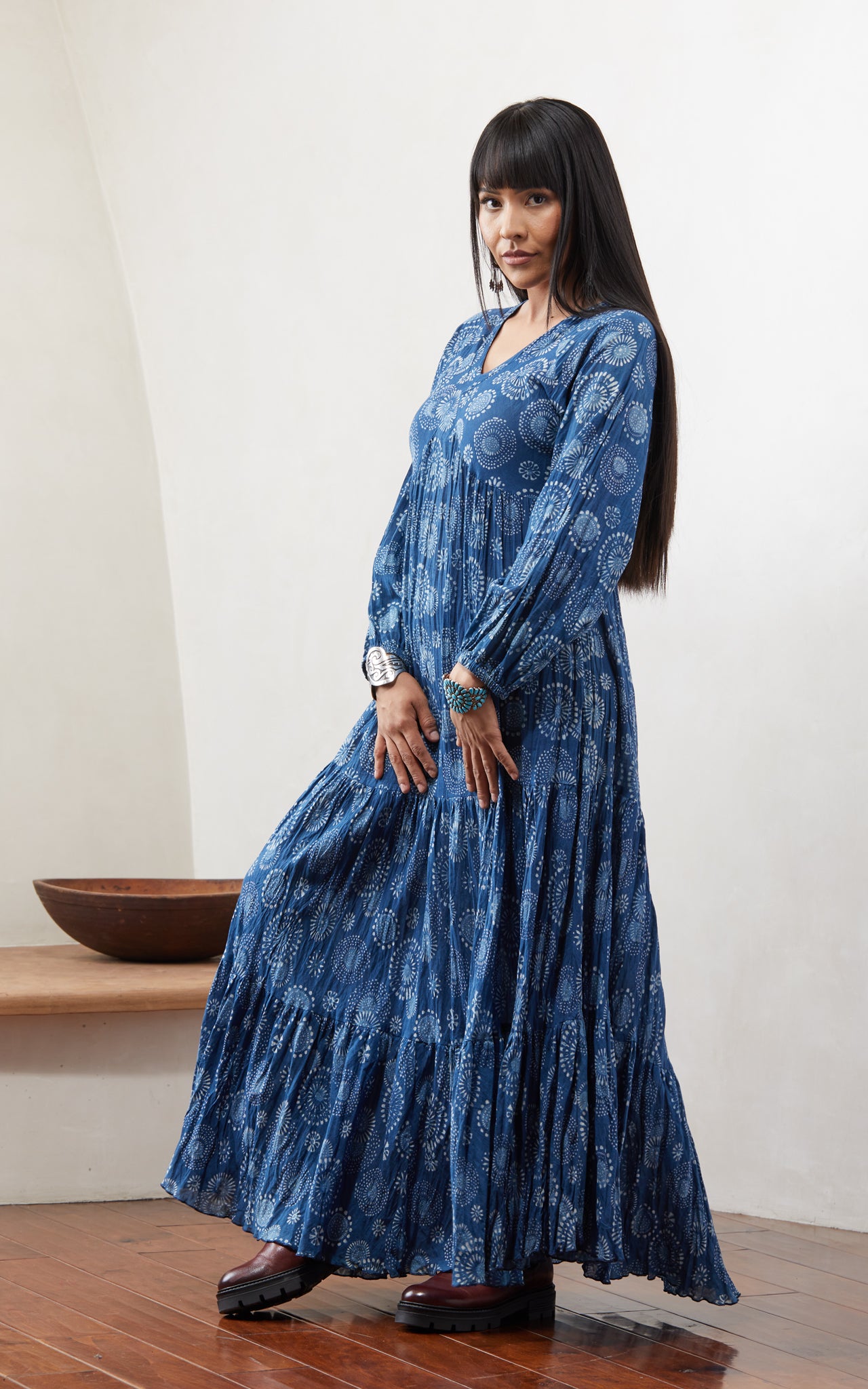 indigo maxi dress Tomas Maxi Dress