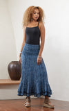 Macarena Skirt, Long, Harmony Stripe
