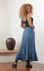 Macarena Skirt, Long, Harmony Stripe