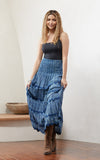 Pico Skirt, Long, Harmony Stripe