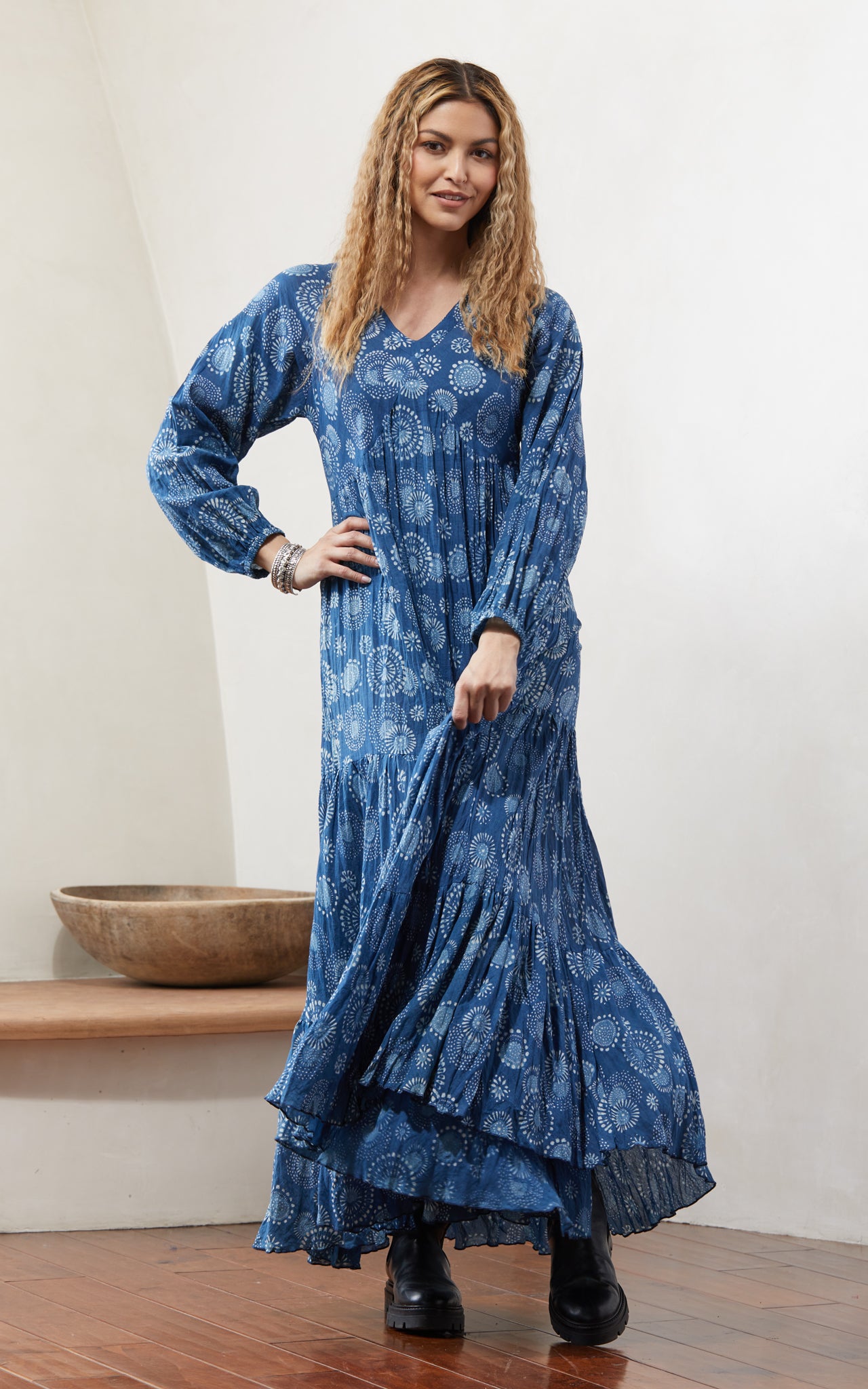 indigo rose maxi dress Beach Riot Audrey Top In Indigo Rose